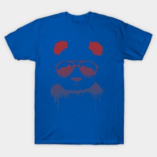 panda wearing glasses 2 T-Shirt